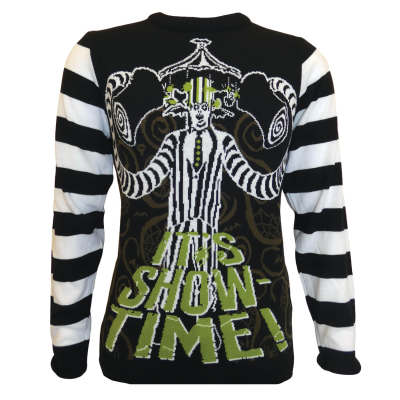 Beetlejuice - Showtime (Unisex Multi Knitted Jumper)  Multicolour