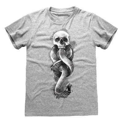 ** Harry Potter - Dark Arts Snake (Unisex Heather Grey T-Shirt)  ** Heather Grey