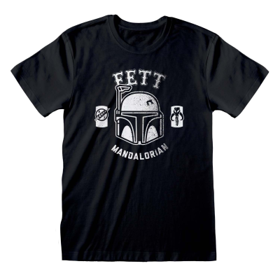 ** Star Wars - Fett Mandalorian (Unisex Black T-Shirt)  ** black