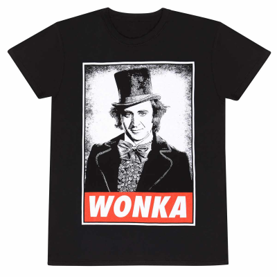 ** Willy Wonka - Wonka (Unisex Black T-Shirt)  ** black