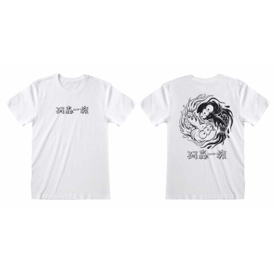 ** Simpsons - Ying And Yang Fish (Unisex White T-Shirt)  ** White