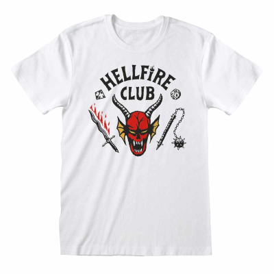 ** Stranger Things - Hellfire Club Logo White  ** White