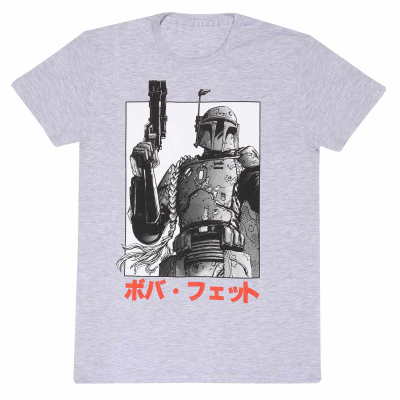 ** Star Wars - Boba Fett Katakana ** Heather Grey