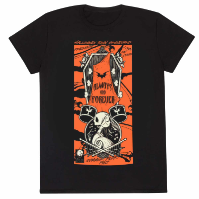 ** Nightmare Before Christmas - Always And Forever (Unisex Black T-Shirt)  ** black