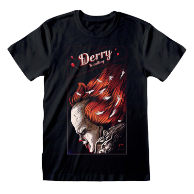 ** IT Chapter 2 - Derry Is Calling (Unisex Black T-Shirt)  ** black