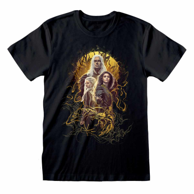 ** Witcher - Trio Poster (Unisex Black T-Shirt)  ** black