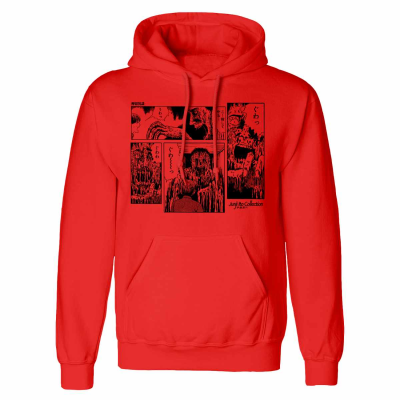 ** Junji-Ito - Melting (Unisex Red Pullover Hoodie)  ** red