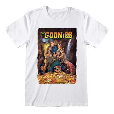 ** Goonies, The - Poster (Unisex White T-Shirt)  ** White