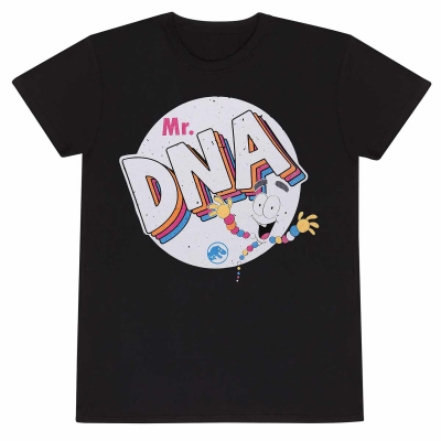 ** Jurassic Park - Mr DNA (Unisex Black T-Shirt)  ** black