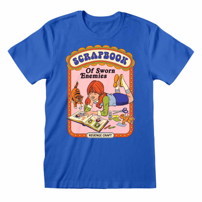 ** Steven Rhodes - Scrapbook (Unisex Blue T-Shirt)  ** blue