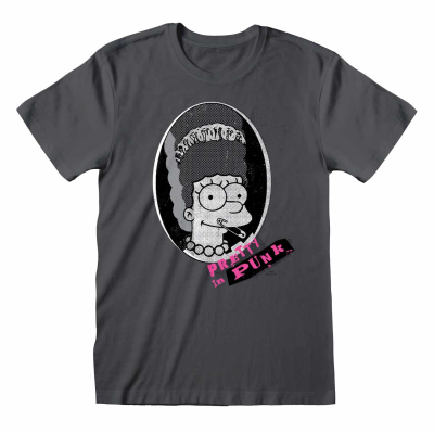 ** Simpons, The - Marge Punk (Unisex Charcoal T-Shirt)  ** Charcoal