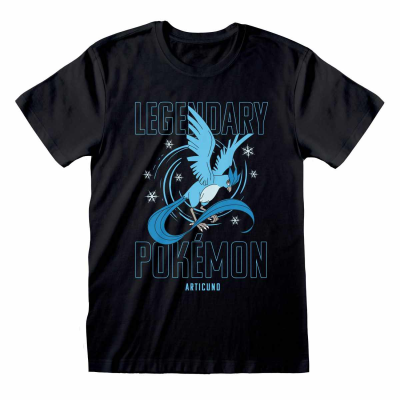 ** Pokemon -  Legendary Articuno (Unisex Black T-Shirt)  ** black