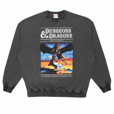 ** Dungeons and Dragons - Original RPG (Sweatshirt) (Unisex Charcoal Sweatshirt)  ** Charcoal