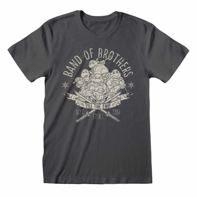 ** Teenage Mutant Ninja Turtles - Band Of Brothers (Unisex Charcoal T-Shirt)  ** Charcoal