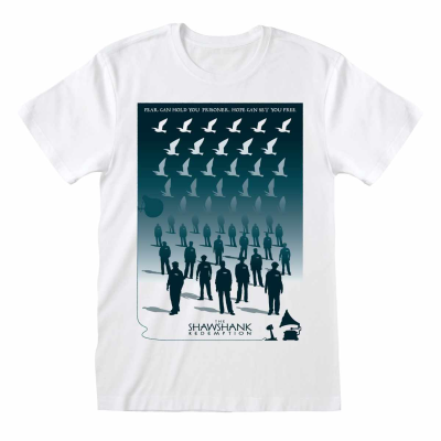 ** Shawshank Crowd WB100 - Poster (Unisex White T-Shirt)  ** White