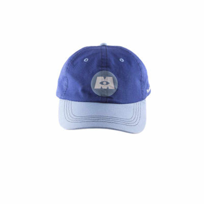 ** Disney Monsters Inc - Monsters University Logo (Unisex Blue Snapback Cap)  ** blue