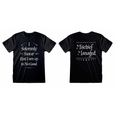 ** Harry Potter - Solemnly Swear (Unisex Black T-Shirt)  ** black