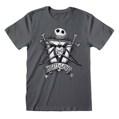 ** Nightmare Before Christmas - Misfit (Unisex Charcoal T-Shirt)  ** Charcoal