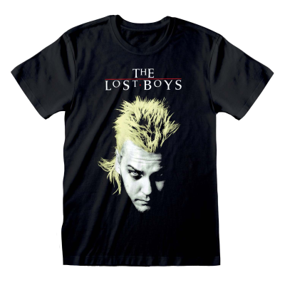 ** Lost Boys - David And Logo (Unisex Black T-Shirt)  ** black