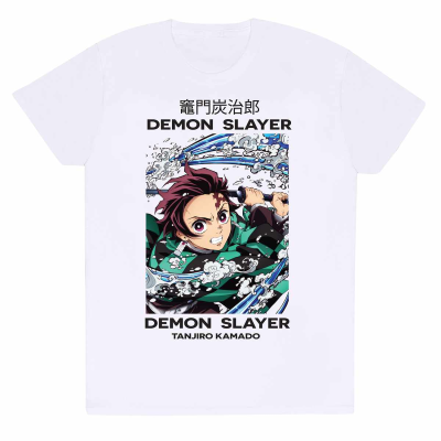 ** Demon Slayer - Whirlpool (Unisex T-Shirt)  ** black