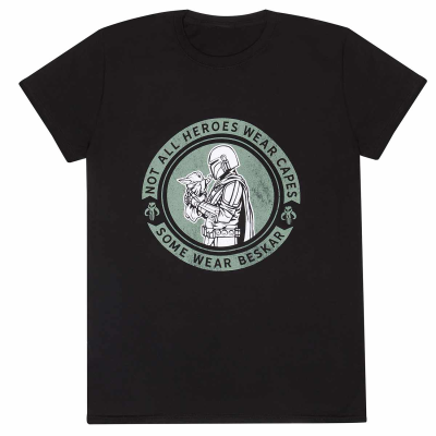 ** Star Wars: Mandalorian - Wear Beskar (Unisex Black T-Shirt)  ** black