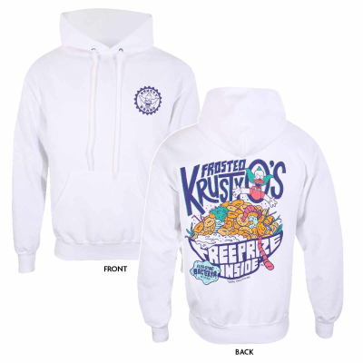 ** Simpsons - KrustyOs (Unisex White Pullover Hoodie)  ** White