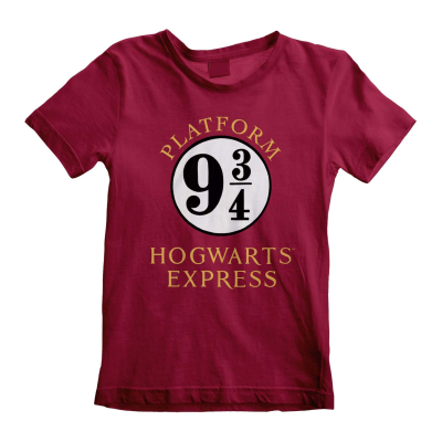 ** Harry Potter - Hogwarts Express (Unisex Maroon T-Shirt) 5-6 Years ** Maroon