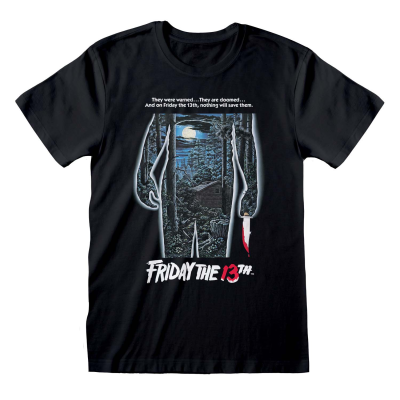 ** Friday The 13th - Poster (Unisex Black T-Shirt)  ** black