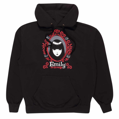 ** Emily The Strange - Frame (Womens Black Pullover Hoodie)  ** black