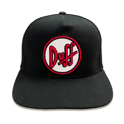 Simpsons - Duff (Unisex Black Baseball Cap)  Schwarz