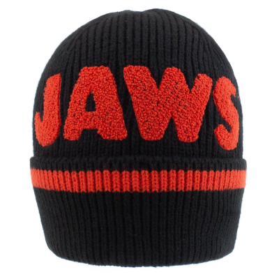 ** Jaws - Logo (Unisex Black Beanie)  ** black