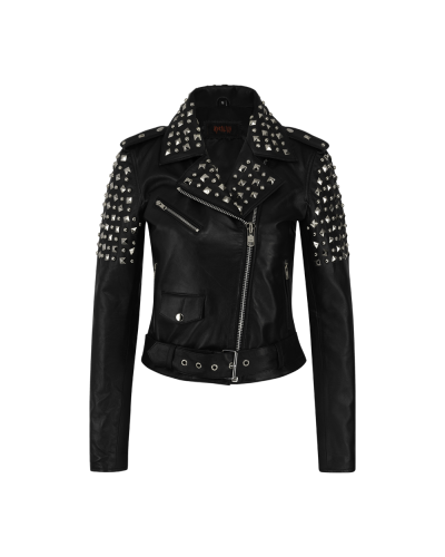 Aderlass Ladys Rockstar Jacket Nappa Leather black