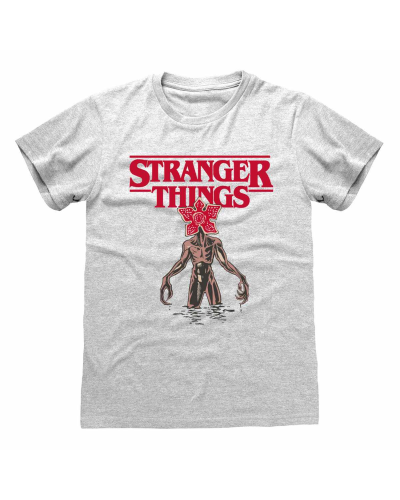 Stranger Things - Logo Demogorgon (Unisex)  Heather Grey