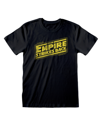 Star Wars - ESB Logo (Unisex Black T-Shirt)  black