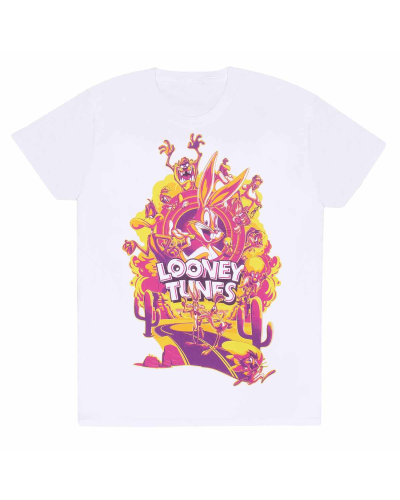 Looney Tunes WB100 - 100 9Unisex White T-Shirt)  White