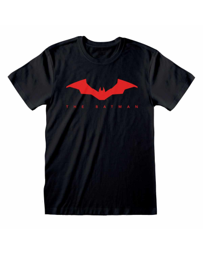 DC The Batman - Bat Logo (Unisex Black T-Shirt)  black