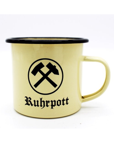 Vintage Tasse RUHRPOTT 350ml Creme White