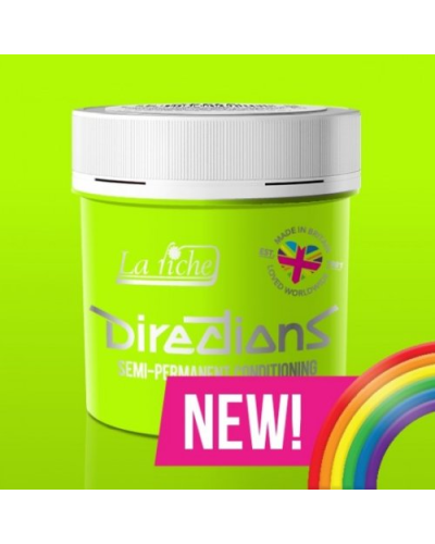 Directions Hair Colour Fluorescent Green 100ml