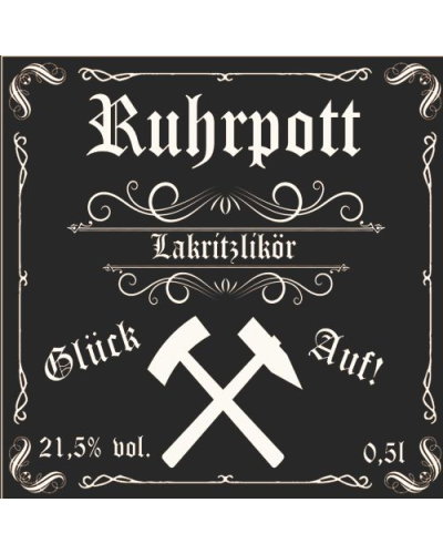 Ruhrpott Lakritzlikör 21.5% vol. 500ml