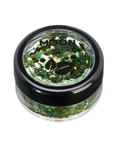 Moon Glitter Mystic Bio Chunky Glitter Shamrock 3g