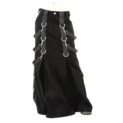 Aderlass Belt Skirt Denim black