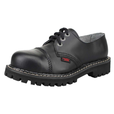 Angry Itch 03-Hole Boots Black Leather black