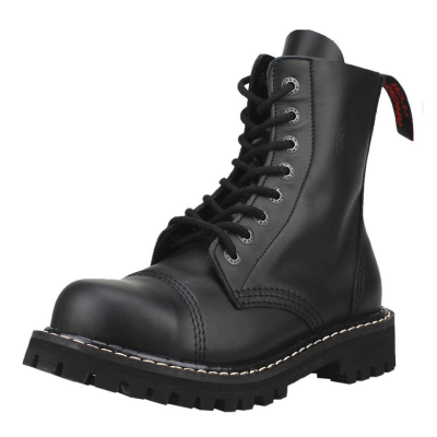 Angry Itch 08-Hole Boots Black Leather black