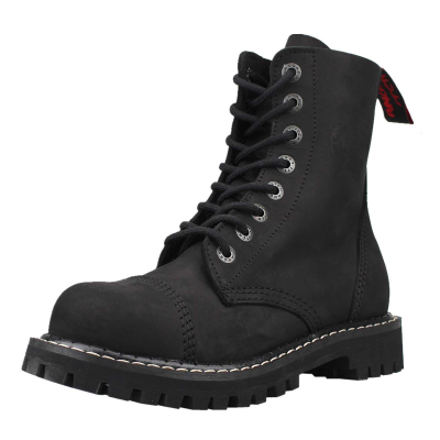 Angry Itch 08-Hole Boots Black Vintage Leather black