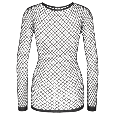 Aderlass Fishnet Top Longsleeve XS-3XL black