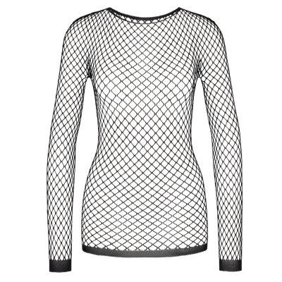 Aderlass Fishnet Top Longsleeve XS-3XL black